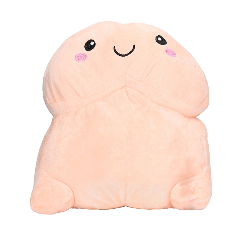 Short Penis Plushie Flesh 4in 10cm Flesh
