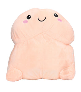 Short Penis Plushie Flesh 4in 10cm Flesh