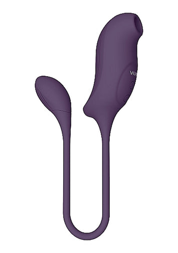 Vive Quino Air Wave/vibrating Egg Vibrator Purple Default Title
