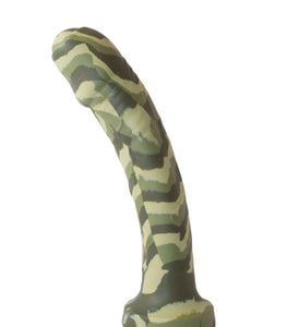 Major Dick Commando 7.25 Uncut Green Camo Dong 