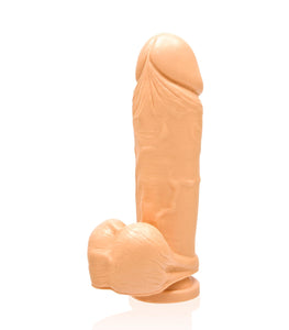 Iginte Thick Cock W/balls 9in Suction Flesh