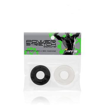 Power Stretch Donuts 2pk Black clear
