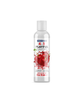 Swiss Navy 4 In 1 Playful Flavors Poppin Wild Cherry 1oz Default Title