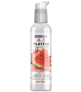 Swiss Navy 4 In 1 Playful Flavors Watermelon 4oz