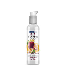 Swiss Navy 4 In 1 Playful Flavors Wild Passion Fruit 4oz