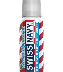 (d) Swiss Navy Cooling Pepperm Flavored Lube 1 Oz