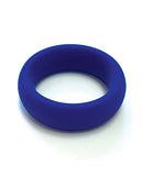 Wide Silicone Donut Ring Blue 2 "