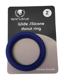 Wide Silicone Donut Ring Blue 2 " Default Title