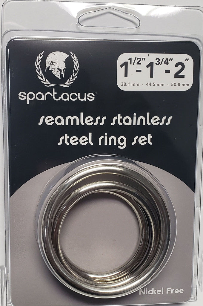 Seamless Stainless Steel C Ring Set - 1.5 1.75" 2" " Default Title
