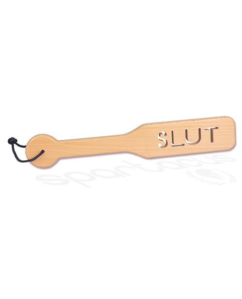 32cm Zelkova Wood Paddle W/ Impression Slut Default Title