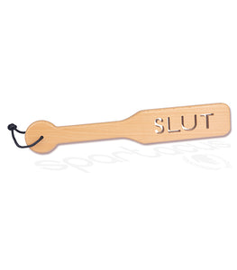 32cm Zelkova Wood Paddle W/ Impression Slut Default Title
