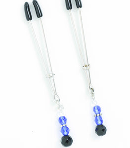 Adj Clamp W/blue Beads