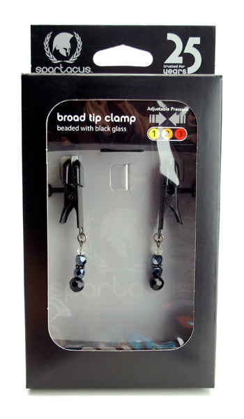 Clamp Black Broad Tip W/beads Default Title
