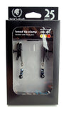 Clamp Black Broad Tip W/beads Default Title
