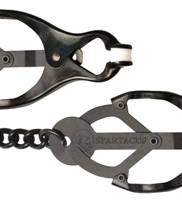 Black Butterfly Clamp W/link Chain