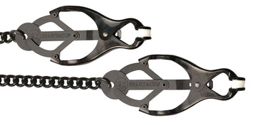 Black Butterfly Clamp W/link Chain Default Title