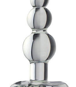 Beaded Anal Plug Clear Default Title