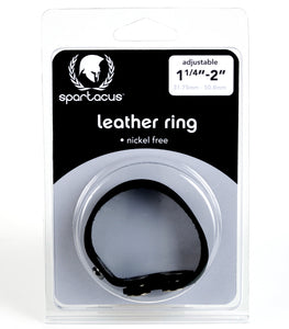 Nickel Free Leather Cock Ring Default Title