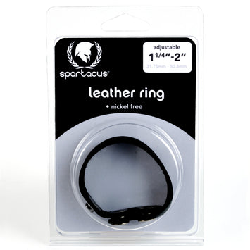 Nickel Free Leather Cock Ring Default Title