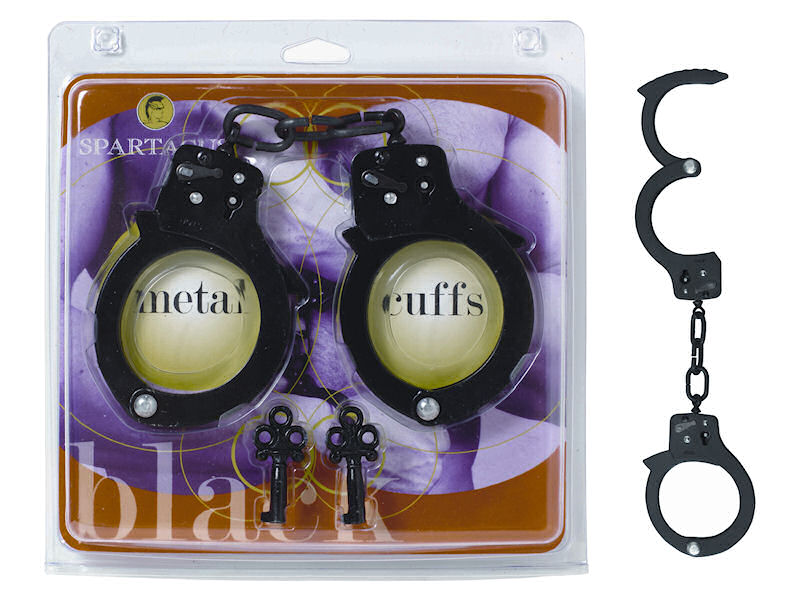 Black Single Lock Handcuffs Default Title
