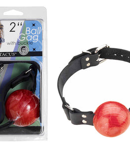 2in Ball Gag Red