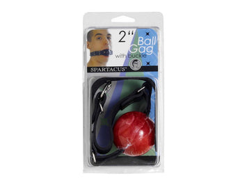 2in Ball Gag Red