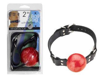 2in Ball Gag Red