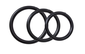 Black Steel C Ring Set Default Title