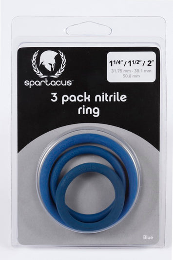Nitrile Cock Ring Blue