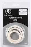 Nitrile Cock Ring Set-white Default Title