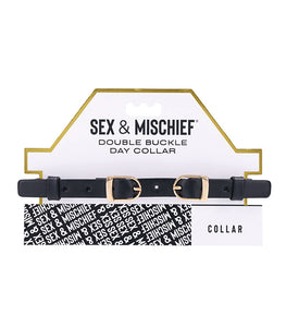 Sex & Mischief Double Buckle Day Collar