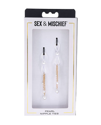 Sex & Mischief Pearl Nipple Ties Default Title