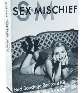 Sex & Mischief Bed Bondage Restraint Kit Default Title