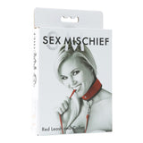 Sex & Mischief Red Leash & Collar Default Title