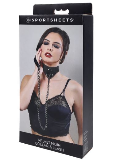 Velvet Noir Collar & Leash Default Title