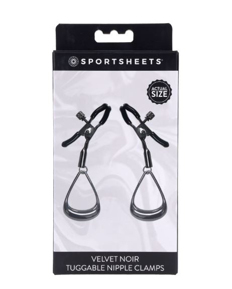 Velvet Noir Tuggable Nipple Clamps Default Title