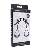 Velvet Noir Tuggable Nipple Clamps