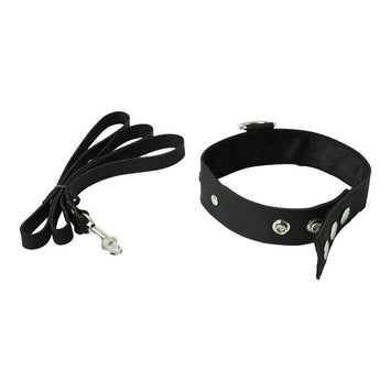 Premium Leather Leash & Collar Default Title