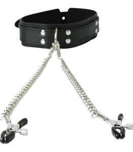 Premium Collar W/ Nipple Clamp