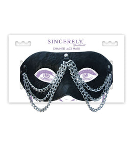 Sincerely Chained Lace Mask