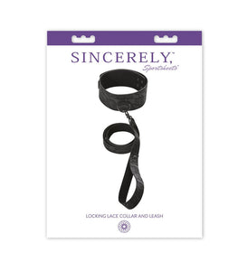 Sincerely Locking Lace Collar & Leash Default Title