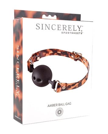 Sincerely Amber Ball Gag Default Title