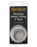 Seamless Metal O Ring 3 Pack 1.5/ 1.75" / 2" " Default Title