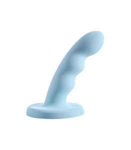 Jaspar 6in Silicone Dildo Blue