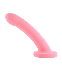 Daze 7in Vibrating Silicone Dildo Pink