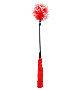 Sex & Mischief Whipper Tickler & White Red & White