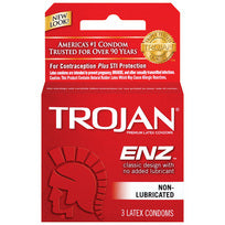 Trojan Enz Regular 3pk(non-lube) Default Title