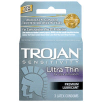 Trojan Ultra Thin Lube 3pk Default Title