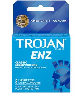 Trojan Enz (lubed) 3pk