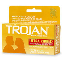Trojan Stimulations Ultra Ribbed 12 Pack Default Title